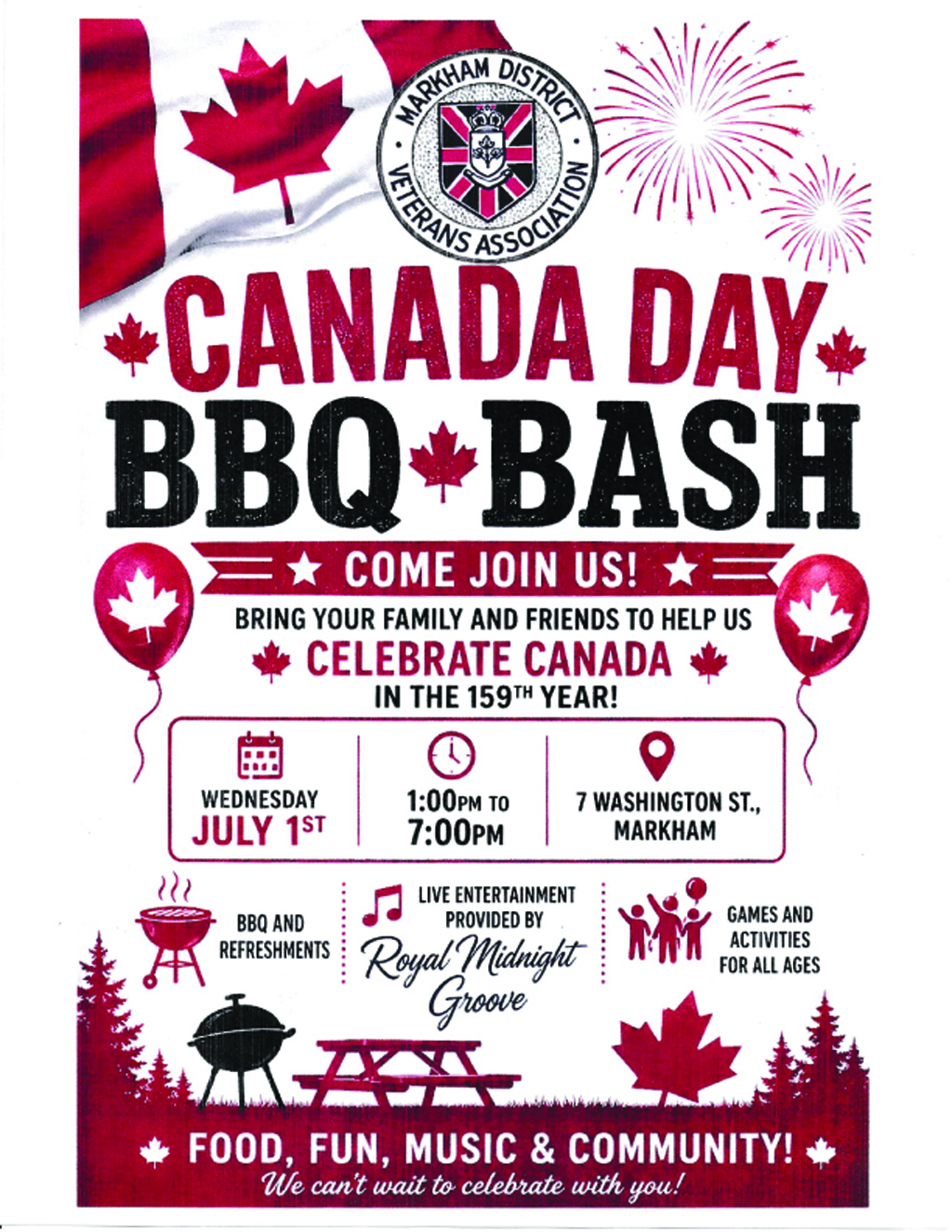 Canada Day BBQ BASH