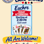 Card Games - Euchre Every Friday at 2:30pm